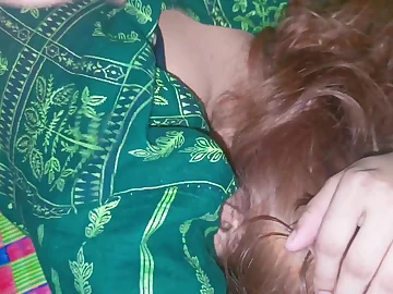 Hira Pakistan's Desi Housewife gets a red-hot hj & Brobdingnagian breast climax from her stepson