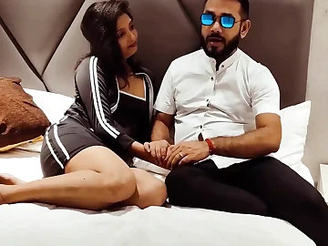 Naive Indian stunner's first-ever time with Rigid Stiff-on Fellatio